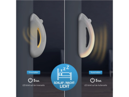 ANSMANN Lampe d'orientation à LED NL25B, à pile, blanc