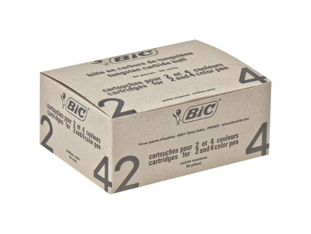 BIC Recharge pour stylo à bille 4 Colours, M, vert