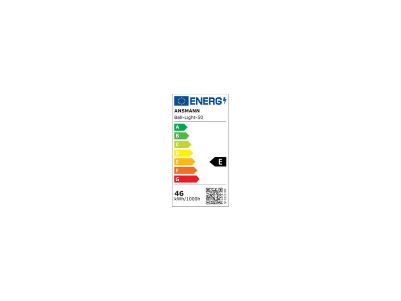 ANSMANN Projecteur de travail LED Ball-Light, noir