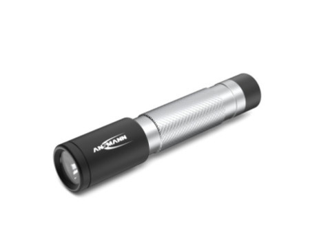 ANSMANN Lampe de poche LED, Daily Use 50B, argent/noir