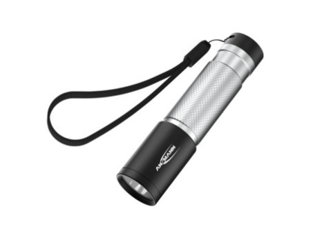 ANSMANN Lampe de poche LED, Daily Use 70B, argent/noir
