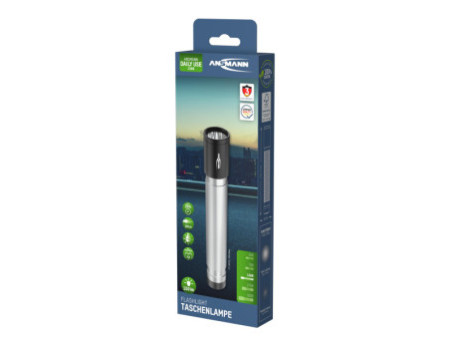 ANSMANN Lampe de poche LED, Daily Use 150B, argent/noir