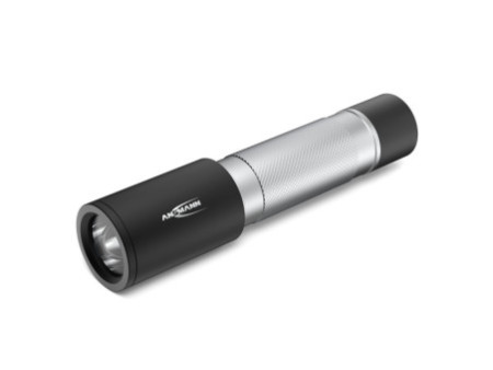ANSMANN Lampe de poche LED, Daily Use 300B, argent/noir