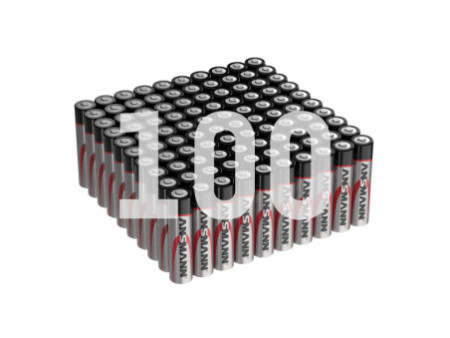 ANSMANN Pile alcaline, Micro AAA, lot de 100
