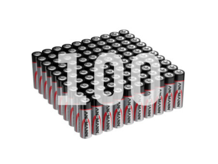 ANSMANN Pile alcaline, AA, pack de 100