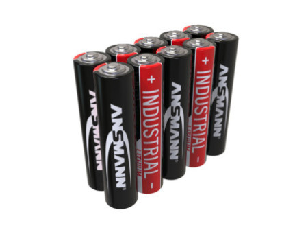 ANSMANN Pile alcaline 'Industrial', Micro AAA, pack de 10