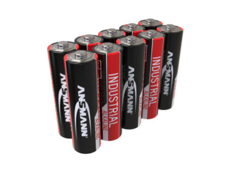 ANSMANN Pile alcaline 'Industrial', Mignon AA, pack de 10