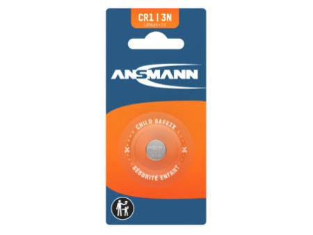 ANSMANN Pile bouton au lithium CR1/3N, 3 Volt, blister d'1