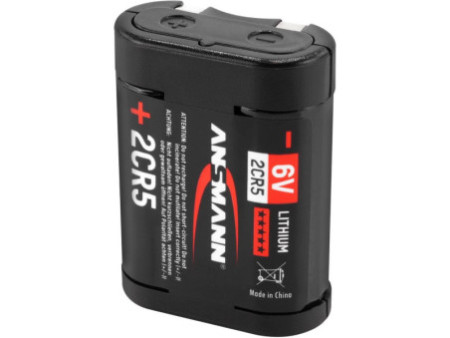 ANSMANN Pile au lithium 2CR5, 6 V, carte blister