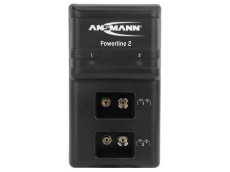 ANSMANN Chargeur intelligent Powerline 2, pour E-bloc 9 V