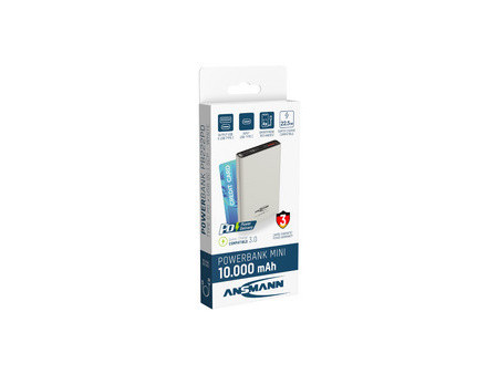 ANSMANN Powerbank PB222PD, 10.000 mAh, noir