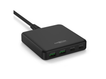 ANSMANN Chargeur USB de bureau DC465PD, noir