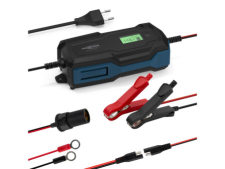 ANSMANN Chargeur de batterie BC, 6-12V/10A, noir/bleu