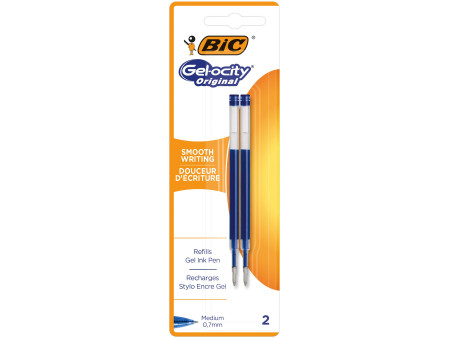 BIC Recharge pour stylo à encre gel, bleu