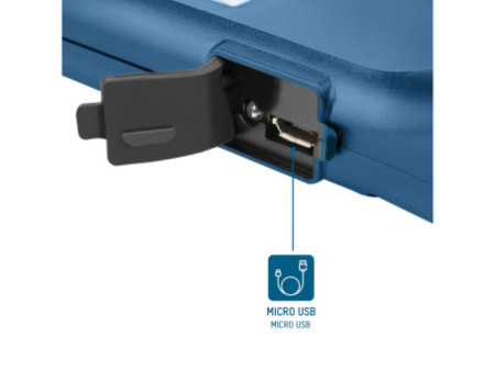 ANSMANN Lampe d'atelier à LED WL450R slim, bleu/noir