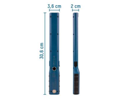 ANSMANN Lampe d'atelier à LED WL450R slim, bleu/noir