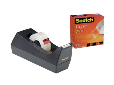 3M Scotch Dévidoir de bureau C38, ruban adhésif Clear incl.