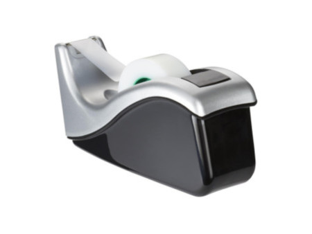 3M Scotch Dévidoir de bureau C60, rabattable, noir / argent