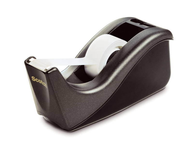 3M Scotch Dévidoir de bureau C60, rabattable, noir