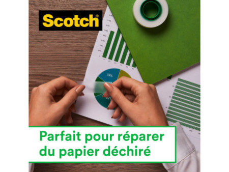 Scotch Dévidoir de bureau PBL-B810, noir, équipé