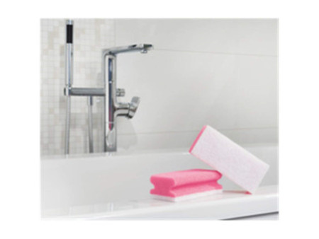 Scotch-Brite Eponge de nettoyage Soft, rose clair/blanc