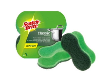 Scotch-Brite Eponge à récurer Classic Comfort, couleur: vert