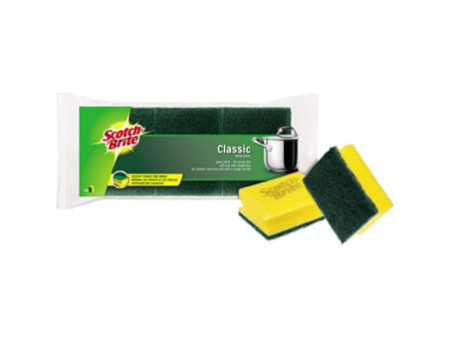 Scotch-Brite Eponge à récurer Classic, paquet de 3