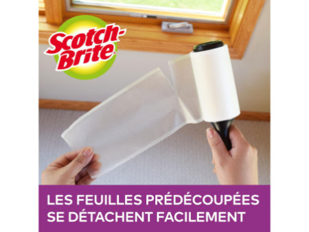 Scotch-Brite Brosse adhésive poils animaux Pet Extra Sticky