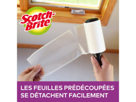 Scotch-Brite Rouleau de rechange pour brosse adhésive