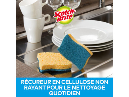 Scotch-Brite Eponge grattante non rayante Delicate