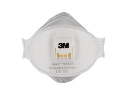 3M masque de protection respiratoire 9332 - confort,