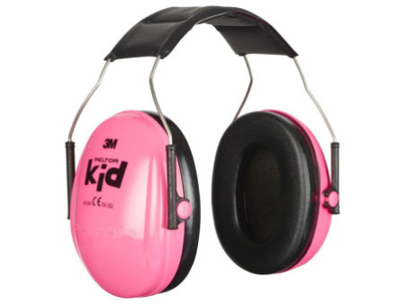 3M Peltor kid Casque anti-bruit H510, rose fluo / noir