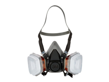 3M demi-masque avec filtres à échange 6002C