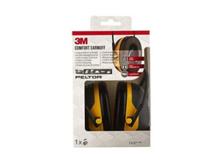 3M Peltor Casque antibruit confort X2A, noir/jaune