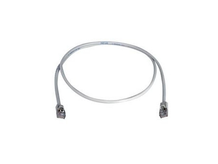 Telegärtner Câble patch, Cat.5e, petit manchon, gris, 5.0 m