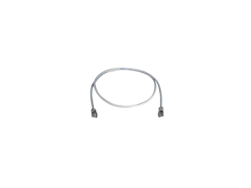 Telegärtner Câble patch, Cat.5e, petit manchon, gris, 5.0 m