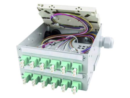 Telegärtner Distributeur rails de support STX, 12 SC-Duplex