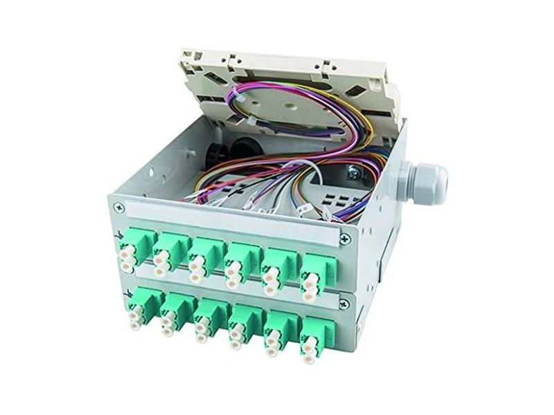Telegärtner Distributeur rails de support STX, 12 SC-Duplex