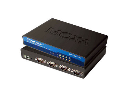 MOXA hub RS-232 avec port USB 2.0, 4ports,desktop, sans bloc