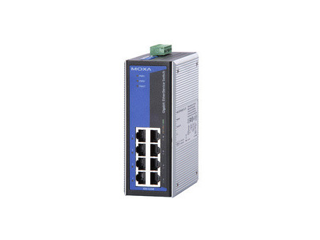 MOXA Unmanaged Industriel Gigabit Ethernet Switch, 8 ports