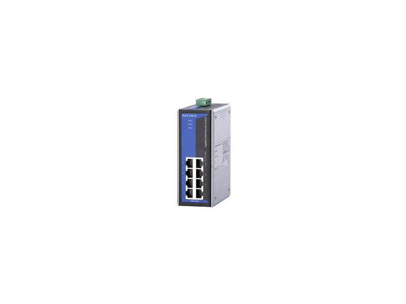 MOXA Unmanaged Industriel Gigabit Ethernet Switch, 8 ports
