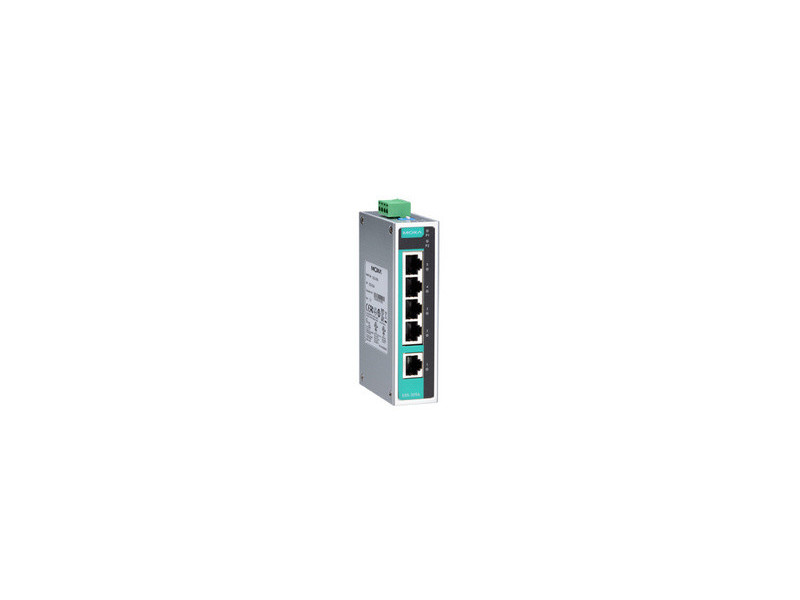 MOXA Unmanaged Industrial Ethernet Switch, 5 ports, EDS-205A