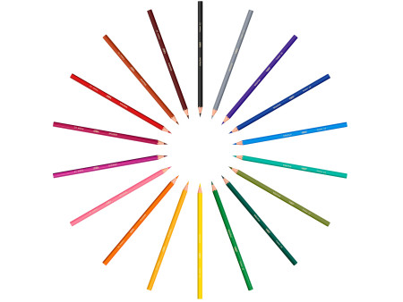 BIC KIDS Crayons de couleur Evolution ECOlutions, paquet de