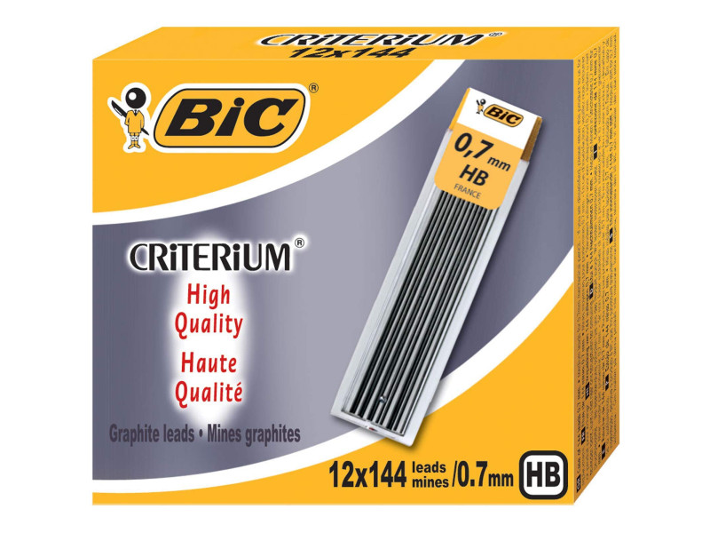 BIC Mines pour porte-mines Criterium, degré de dureté: HB