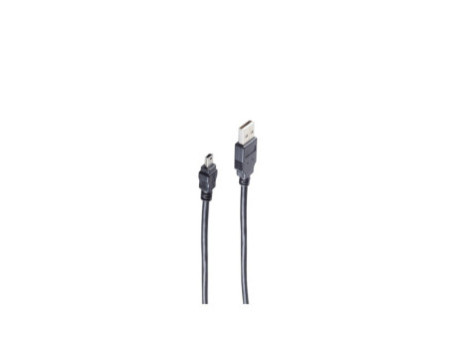 shiverpeaks BASIC-S Mini câble USB 2.0, USB-A - 5 Pol USB-B