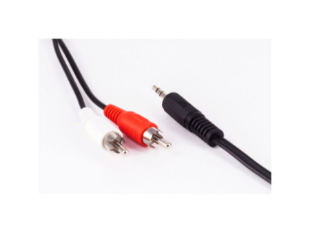 shiverpeaks BASIC-S Câble audio, 2 x cinch mâle - jack