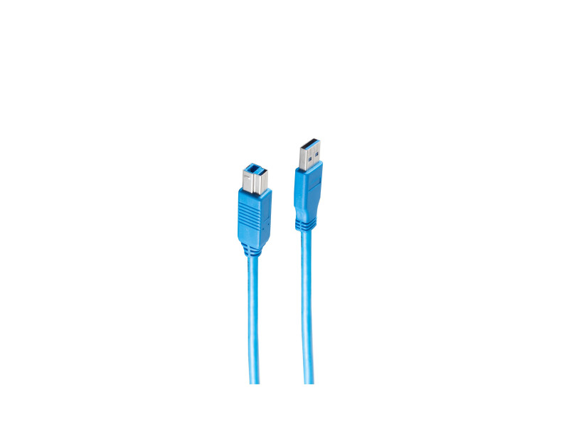 shiverpeaks BASIC-S Câble USB 3.0, USB A mâle - USB B mâle