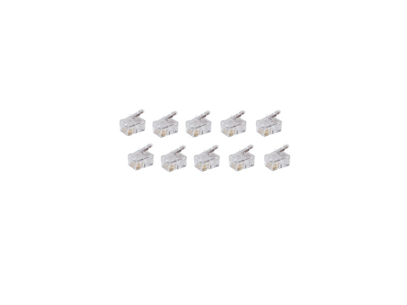 shiverpeaks BASIC-S Connecteur modulaire RJ10/14, non blindé