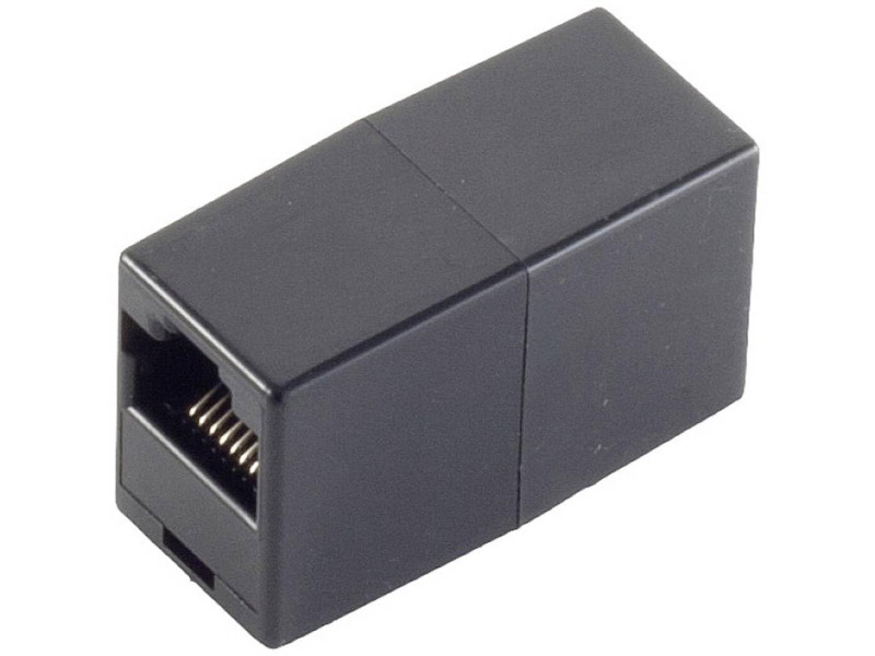 shiverpeaks BASIC-S Adaptateur modulaire-IN-line, RJ45, noir
