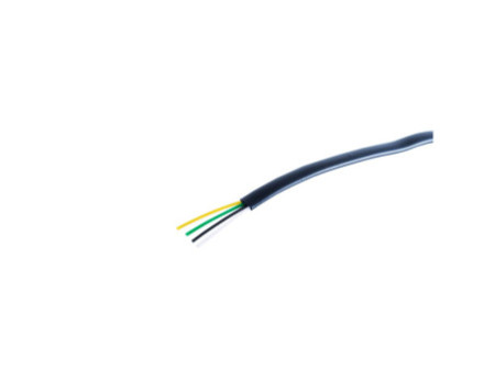 shiverpeaks BASIC-S Câble téléphonique, plat, noir, 100 m